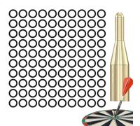 per albero di freccette - anelli antiscivolo in da 4,5 mm, confezione da 100 con strumento | kit di per rondelle complementari in alluminio per evitare che si affli