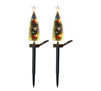 per albero di Natale alte 2 pezzi - Decorazione impermeabile pe | natalizie da esterno impermeabili per viali, paesaggi, , patio, portici, parchi, feste invernali