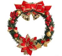 Per albero di Natale in velluto a forma di stella fiocco ornamento bordeaux 30 cm decorazione festiva (30 cm corona stile A)