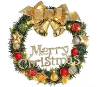 Per albero di Natale in velluto a forma di stella fiocco ornamento bordeaux 30 cm decorazione festiva (30 cm corona stile C)