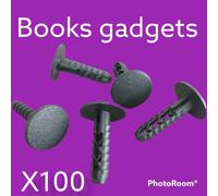 Per Alfa 156 Kit 100pz Bottone Clip Molletta Nero Fissaggio Rivestimenti Interni