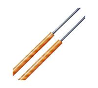 Per Alfa Per Romeo Per MiTo Per Tipo 955 Hatchback A 3 Porte 2008-2018 Il Sollevatore Del Bagagliaio Portellone Posteriore Supporta Ammortizzatori A Gas Bagagliaio(Orange Carbon Fiber)