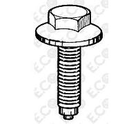 Per Alfa Romeo 155 Kit 100pz Vite Metrica Ferro Fissaggio Baule