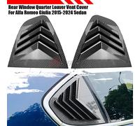 Per Alfa Romeo Giulia 2015+ Lunotto Feritoia Otturatore Presa D'aria Carbon Nero