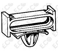Per Alfa Romeo GT Kit 100pz Molletta Clip Ritegno Tirante Porta 60626849