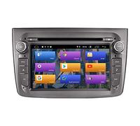 Per Alfa Romeo Mito 2008-2012 Android 10.0 Singolo Din 7" Auto Lettore DVD Multimediale Navigazione GPS Auto Radio Stereo TouchScreen Auto Riproduzione/TPMS/OBD/4G WiFi/DAB/SWC (Grigio) 1