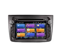 Per Alfa Romeo Mito 2008-2012 Android 10.0 Singolo Din 7" Auto Lettore DVD Multimediale Navigazione GPS Auto Radio Stereo TouchScreen Auto Play/TPMS/OBD/4G WiFi/DAB/SWC (Nero) 1