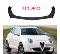 PER ALFA ROMEO MITO SPOILER LAMA SOTTO PARAURTI ANTERIORE SPLITTER NERO LUCIDO