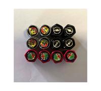 (per Alfa Romeo) per Mitsubishi Ferrari 4 pezzi Tappi coprivalvola per pneumatici auto in metallo argentato