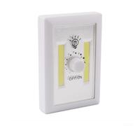 per alimentato a batteria Quadrato COB Luce Da Parete Dimmerabile Interruttore Rotante Senza Fili Lampada a LED Facile Da Installare per Armadio Corridoio Cassetta degli attrezzi Luce