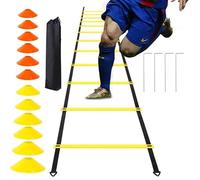 per Allenamento di Calcio - 19,69 Piedi con storie della Terra, Strumento Fast Feet Agility | Allenatore di velocità di Calcio, Kit di coordinazione Portatile, per matrigne, Allenamento