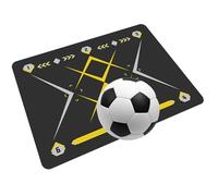 per allenamento dribble, tappetino per porta da calcio | 90 x 60 cm, ausiliari silenziosi da dribbling per allenatore di calcio, tappetino da allenamento pieghevole