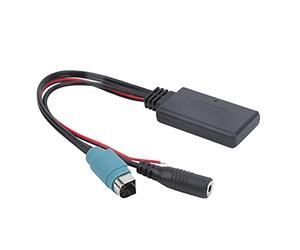 per Alpine Cda 9884 Adattatore Bluetooth Cavo Radio Bluetooth per Auto Abs Car Radio Wireless Bluetooth Cavo Ausiliario Microfono Adattatore Vivavoce Adatto per Alpine Kce-236B