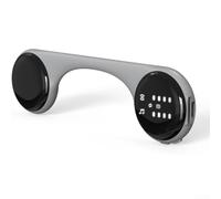 per altoparlante per cuscino Sonno ABS 16.5cm LED Display per(Gray) | 5.4 stabile, 10 suoni calmanti, display LED al buio, protezione timpani, sonno profondo