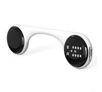 per altoparlante per cuscino Sonno ABS 16.5cm LED Display per(White) | 5.4 stabile, 10 suoni calmanti, display LED al buio, protezione timpani, sonno profondo