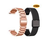 (Per Amazfit GTR 2E - Pacchetto 5) Cinturino in acciaio inossidabile per Xiaomi Mi Watch, cinturino