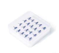 per ami da Pesca Alto Carbonio 10pz Resistenti per ami da(SizeS 20PCs) | Silicone morbido, movimento realistico, 20 , ideale per trota, temolo, luce bassa