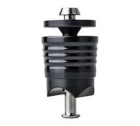 per ammortizzatore Posteriore per Bici Pieghevole Comfort per | Corpo alluminio CNC, precisione meccanica, lunga durata, finitura nera, resistenza urti(Black)