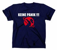 Per Anhalter Della Galassia Cult T-Shirt Nessuna Panico Hitchhikers Guide Galaxy