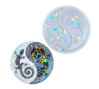 Per Animali Da Olografica Muffa Facile Biaster A Motivi Animale Easyuld In Silicone Per La Crafting Resina Epossidica Sottobicchieri Olografici