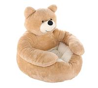 per Animali Domestici Hug Bear, Letti per Gatti Divani per Orsetti, Cuccia per Orsetti Abbraccio Staccabile e Lavabile, Cuscino per Cuccioli d'Orsetto Caldo Invernale, Cuccia Rotonda per Cani e G
