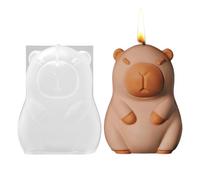 Per Animali - Stampo In Silicone Capybara 3D | Stampo Flessibile Riutilizzabile Antiaderente | Blocco Figura Casting Gioielli Fatti Progetti Artistici Di Budino