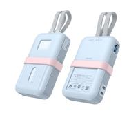 Per ANKER ZOLO 30W/35W Custodia Protettiva in Silicone Antigraffio e Antipolvere, Power Bank Portatile da 10.000 mAh/20.000 mAh Custodia Protettiva Morbida (20000mAh(30W/35W) Bleu)