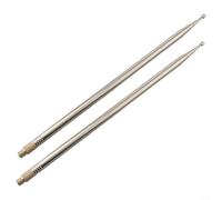 per antenna SW per portatile 304 Stainless Steel Ritrazione 33.8CM(2PCS) | Lunghezza estesa 2.5m, ricezione segnali deboli, per ideale per SWL e radioamatori, design telescopico fluido