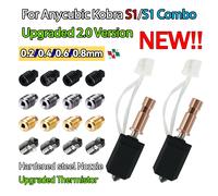 Per Anycubic Kobra S1 Hotend ceramica Nuovo aggiornamento Hotend per Kobra S1 Combo Head S1C Stampante 3d 24V 48W 200K Riscaldamento rapido 300 ℃
