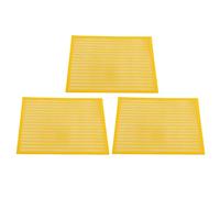 Per apicoltura, per plastica, 3pcs Yellow Queen Protect Escluder Trapping Grid Grid Strumento separato Ape Queen Board