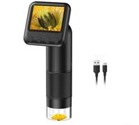 Per APL-MS008 800X Handheld USB Digital Microscopio Fotocamera con 2 Pollici Schermo LCD, Portatile Pocket Microscopio per Bambini e Studenti, Compatibile con /