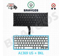 Per Apple Macbook Air 33cm A1369 A1466 Noi Layout Laptop Tastiera Con Controluce