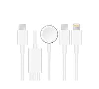 Per Apple Watch Series e iPhone e telefono con porta Type-C Cavo di ricarica magnetico Type-C 3 in 1