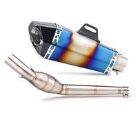 Per APRILIA RS4125 2012-2017 Silenziatore Slip-On Per Tubo Di Scarico Centrale Per Moto Moto Silenziatore Posteriore(3)