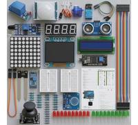 per arduino Kit compatibile per mega2560 per progetti di robotica | sensore, per hc-sr04, per motore sg90, moduli vari, esperimenti elettronici pratici