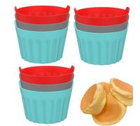 Per Aria Da Forno - Muffin Ramekins, In Camicia Non Bastone, Vassoio Multi -scopo | Torta Tart Pudding Stampo Per Friggitore Air Fryer Home Cucina Dessert Cottura Da Forno Versat