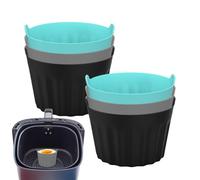 Per Aria Da Forno - Muffin Ramekins, In Camicia Non Bastone, Vassoio Multi -scopo | Torta Tart Pudding Stampo Per Friggitore Air Fryer Home Cucina Dessert Cottura Da Forno Versat