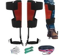 per Arrampicata Baumpfleger - robuste Spine d'albero, Supporto per Pedali Antiscivolo, di Cintura di Sicurezza Regolabile | Attrezzatura Professionale per la Cura degli Alberi