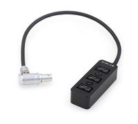 Per ARRI Alexa Mini EXT 7 pin 24 V maschio a 3 porte D-tap 2 pin cavo di espansione di uscita splitter hub
