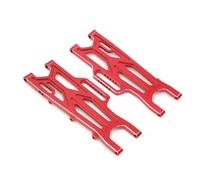 Per Arrma 1/10 Per Kraton 4X4 4S V2 Per BLX Per Outcast ARA330710 Bracci Sospensione Posteriori In Metallo Forcellone Parti Aggiornamento Per Auto RC Accessorio Per Auto RC(Red)