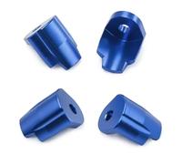 Per Arrma 1/14 Per Mojave Per Typhon Per Granite Per GROM 1/18 4 Pezzi Di Protezione Antiurto In Metallo Accessori RC(Blue)