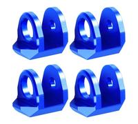 Per Arrma 1/18 Per Granite Per Grom 1/14 Per Typhon Per Mojave Protezione Ammortizzatori Anteriori E Posteriori In Lega Alluminio Parti Auto RC Parti Riparazioni RC(Blue)