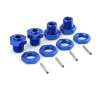 Per Arrma 1/8 3S Per Typhon 1/10 Big Per Rock V3 Adattatore Per Mozzo Esagonale Metallo 17 Mm Con Dado Kit Accessori Per Parti Aggiornamento Auto RC Accessori RC(Blue)