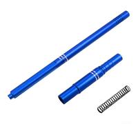 Per ARRMA 1/8 Per MOJAVE 4S RC Desert Truck Metallo Albero di Trasmissione di Precisione Fit Maggiore Durata Alta Coppia Off Road Trasferimento di Potenza 13,5 x 1,2 cm (Blu)