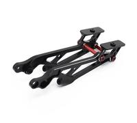 Per Arrma 6S Per Kraton Per Typhon Per Talion Per Senton Per Outcast Per Notorious 1/8 RC Car Parti Aggiornamento Set Montaggio Ala Posteriore Metallo Parti Crawler Rc(Black1)