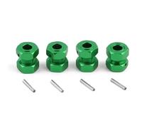 Per Arrma 6S Per Typhon Per Limitless Per Mojave Per Felony 1/7 Metallo 17mm Ruota Esagonale Ricambi E Accessori Auto RC Aggiornamento Sostituzione Uso Accessorio Auto RC(Green)