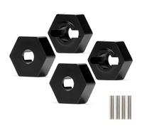 Per Arrma BIG Per ROCK Per Granite Per Senton 3S 1/10 1/8 Adattatore Mozzo Esagonale Ruota 14 Mm 4 Pezzi AR310779 AR310871 Ricambi Auto RC Accessori Ricambio Accessorio Per Auto RC(Black)