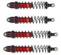 Per Arrma Bigrock Per Senton Per Granite Per Vorteks Per Typhon 3s Per Blx 4X4 1/10 4 Pezzi Ammortizzatori Anteriori E Posteriori RC Parti Ammortizzatore RC(Red)