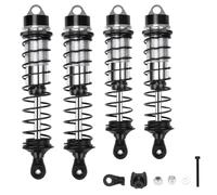 Per Arrma Karton 6s Per Outcast Per Notorious Exb 1/7 1/8 4 Pezzi Set Ammortizzatori Anteriori Posteriori Parti Aggiornamento Parti Ammortizzatore RC(Black)