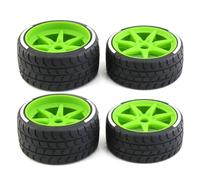 Per ARRMA Per Firebird Per FELONY Per FSR Per Mustang Per Racing 1/7 4 Pz Pneumatico 17mm Ruota Esagonale Autostrada Volare Dio Piatto Per Corsa Jogging Parti Pneumatici